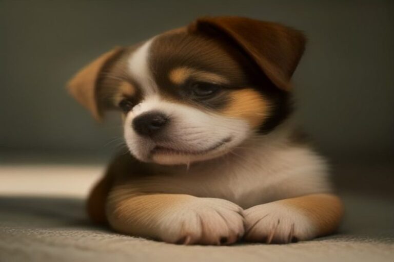 A puppy chewing a toy, drooling